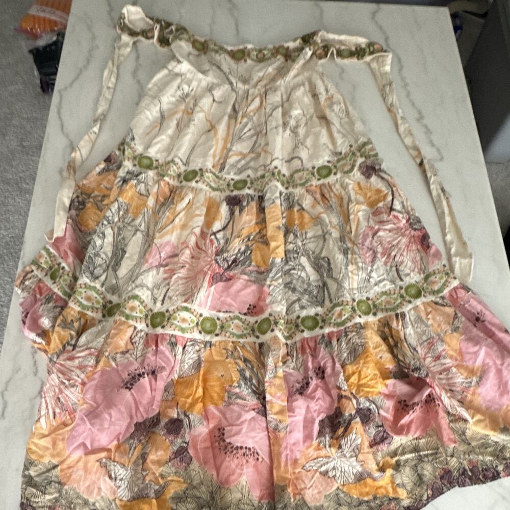 Anthropologie Size L Summer Dress Floral Print 0014